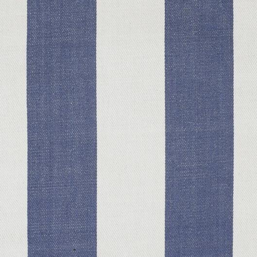 Awning Stripe Denim - No Chintz Textiles and Soft Furnishings