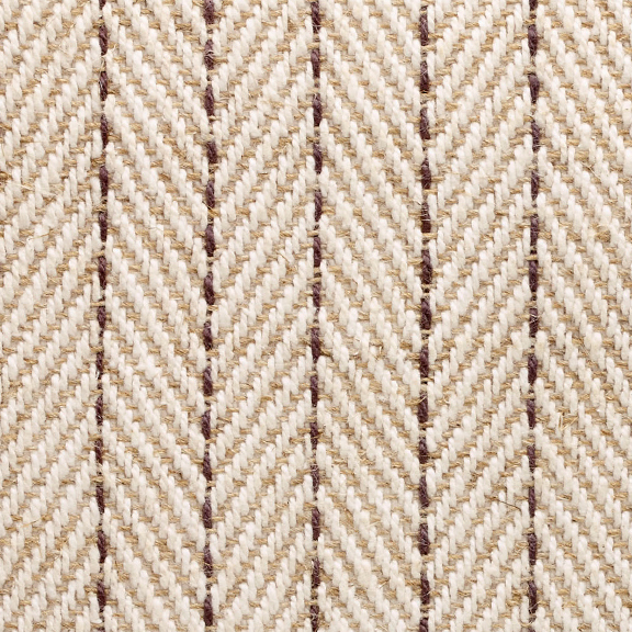 Custom Textured Chevron Wool Rug
