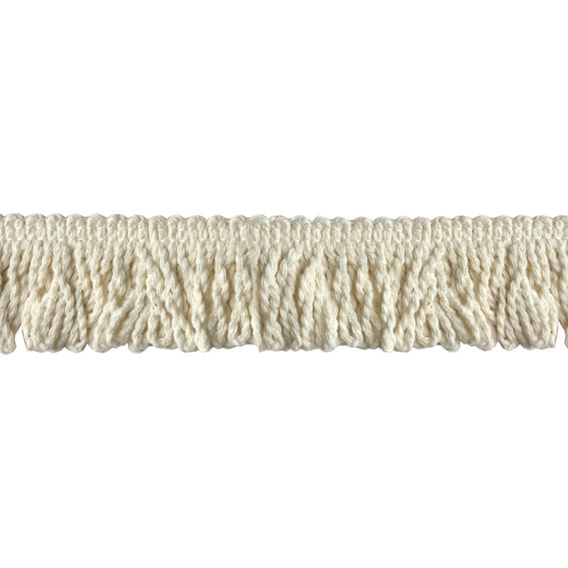 Bone Neutral Tassel Fringe Trim  Sew onto the edge of a Pelmet