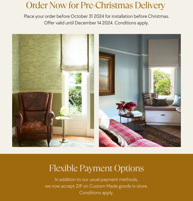 20% Off Roman & Roller Blinds