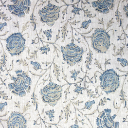 Antique Floral - Indigo