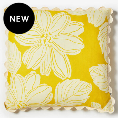 Bonnie and Neil Margot Lemon Cushion - 60cm