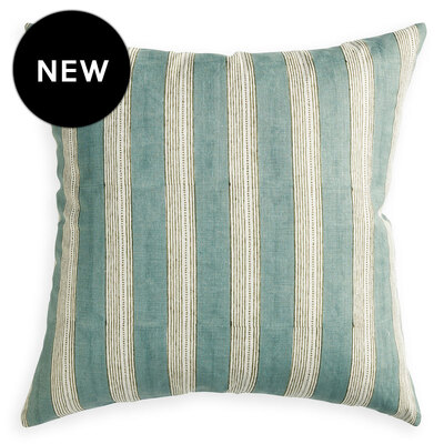 Walter G Berber Celadon Moss Linen Cushion - 55cm