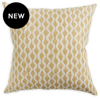 Walter G Aravelli Saffron Cushion - 55cm