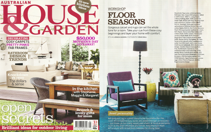 Press Coverage - House and Garden Magazine