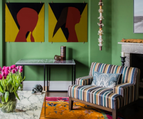 Step Inside Chrissie Jeffery's Colourful Apartment